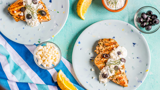 Grilled Greek Chicken Breasts